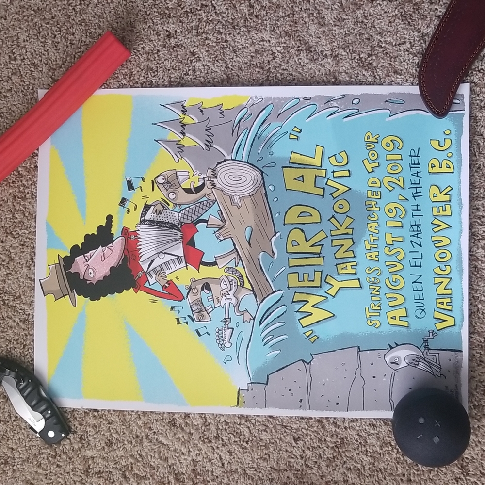 Weird Al Yankovich AP Screen print Poster